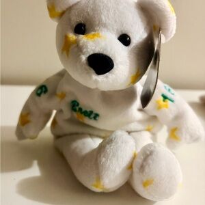 Salvino's Bammers White Plush Bear - NHL Collectible 1999
